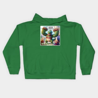 Flex - The Oversized Armed Dinosaur from Joy Story Kids Hoodie